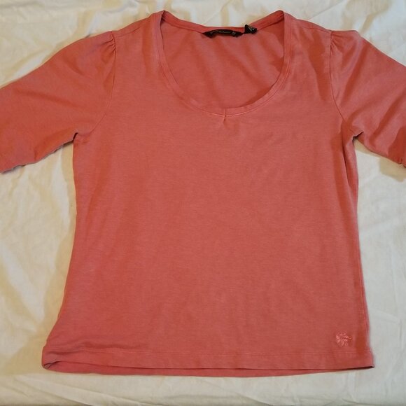 TOMMY BAHAMA 18 GOLF, 3/4 SLEEVE ORANGE SHIRT. SIZE - M. - Picture 1 of 1